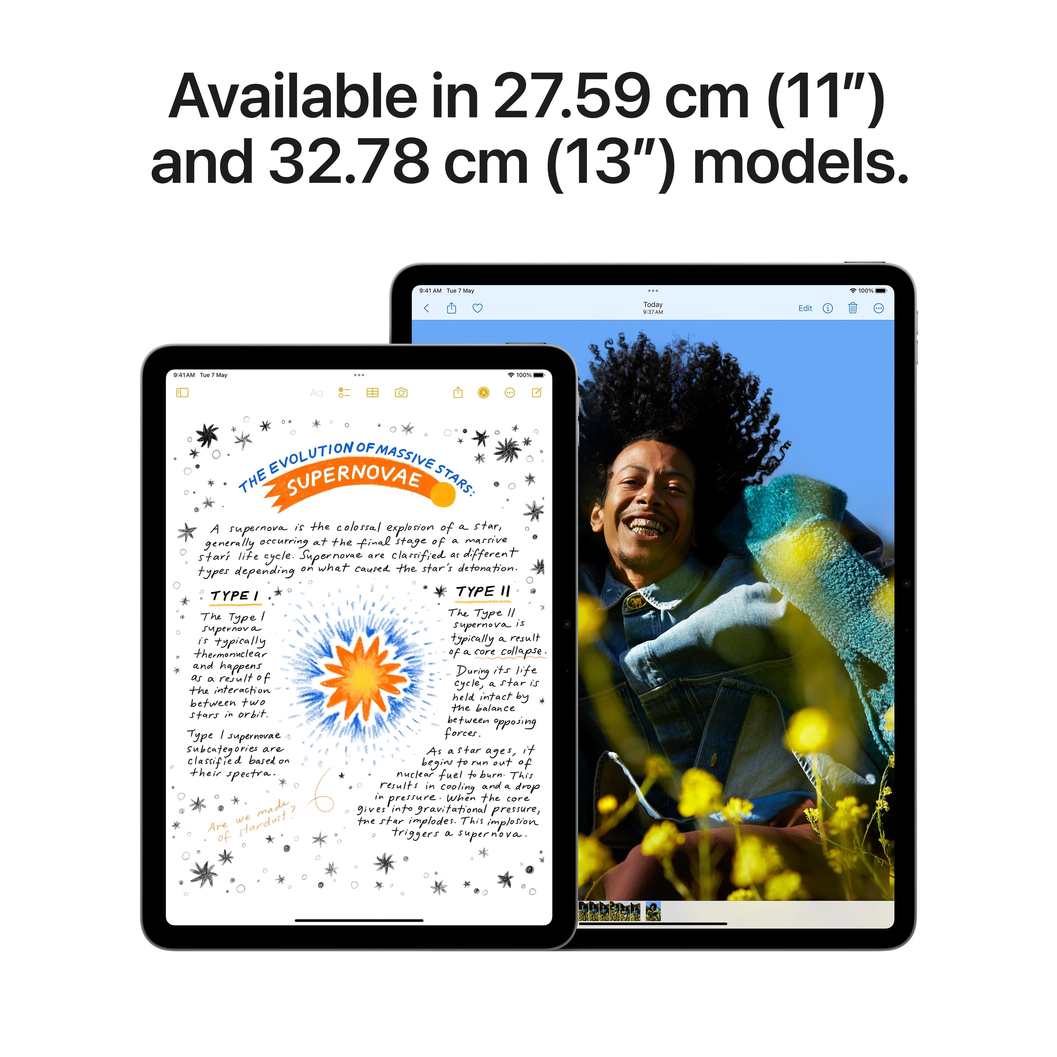 11-inch iPad Air Wi-Fi 128GB - Starlight (M2)