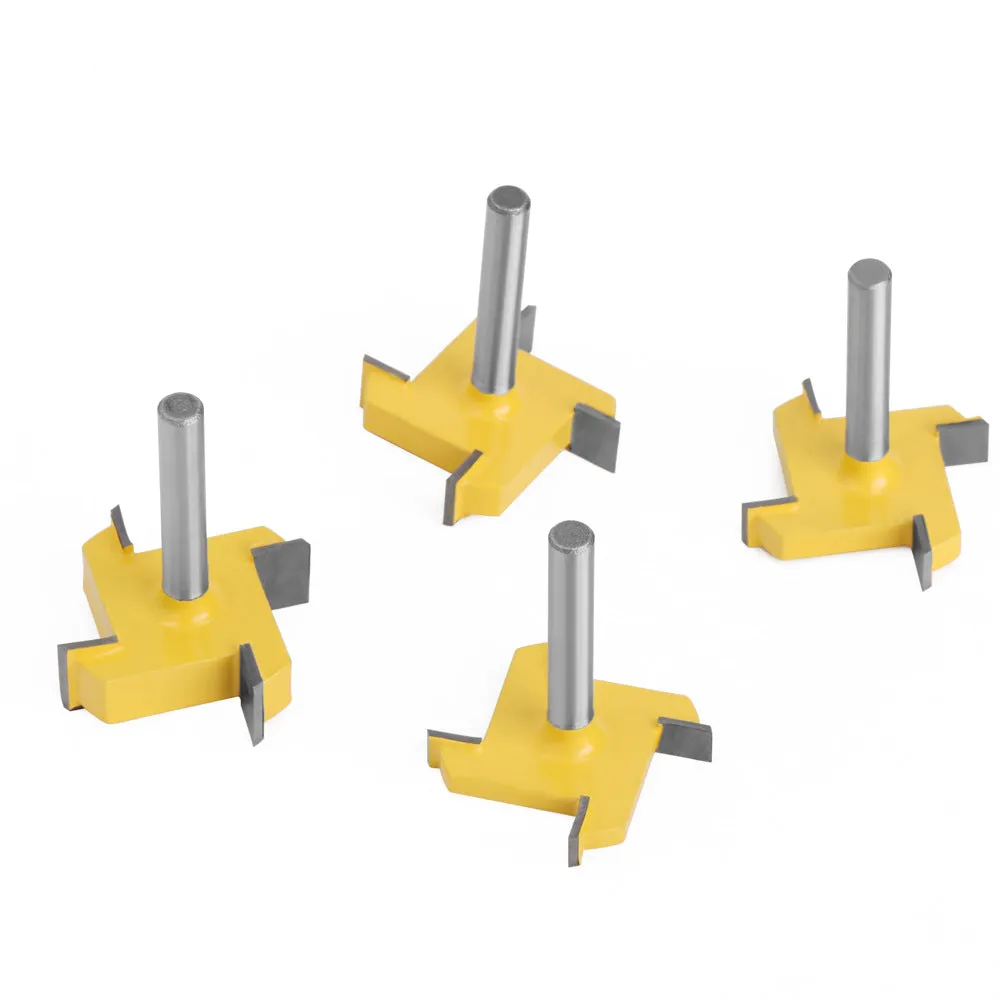 1/4 & 6 T-Slot Router Bits for Woodworking, Carving & Engraving Machines