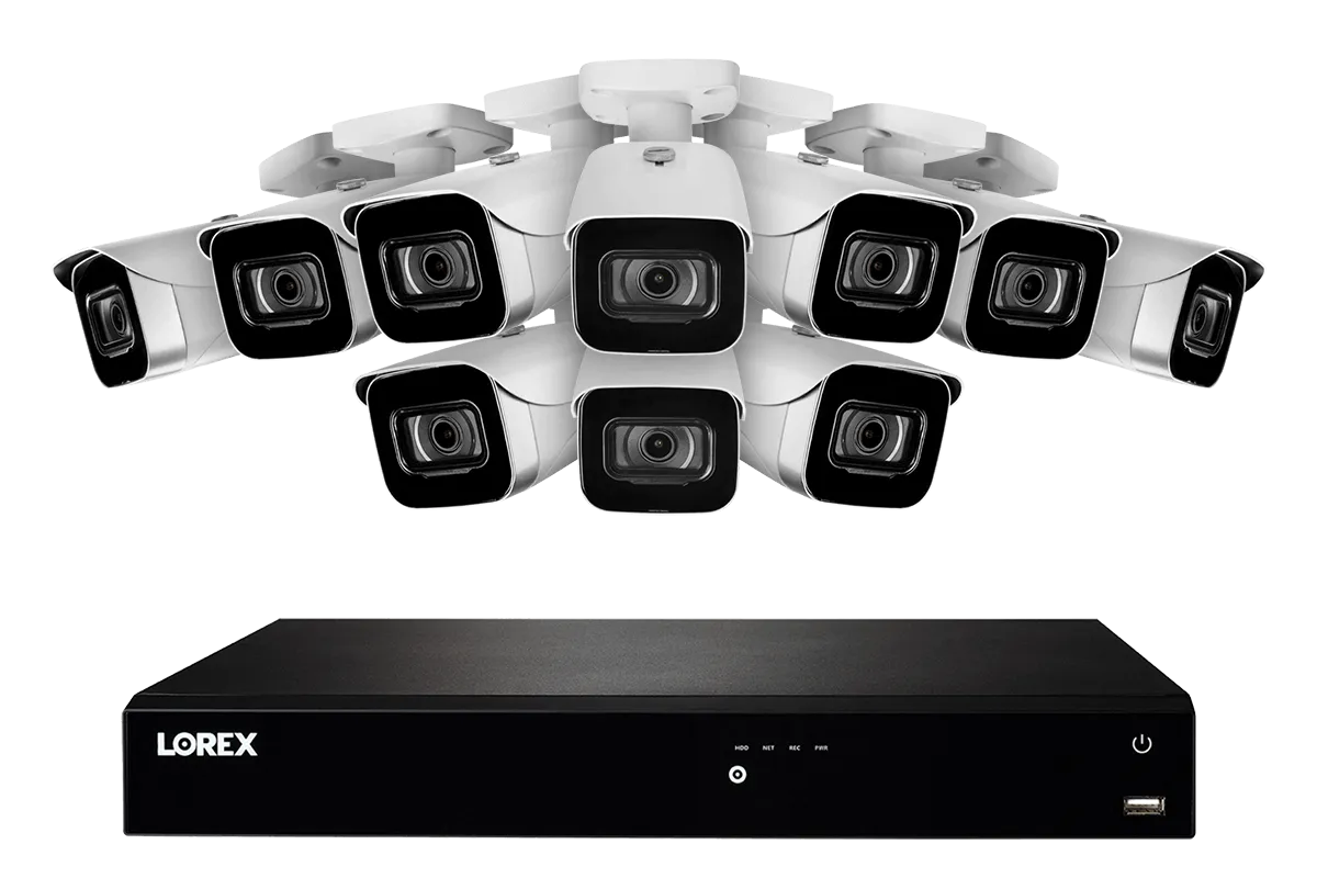 16-Channel Fusion NVR System with 4K (8MP) IP Cameras