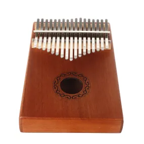 17 Key Kalimba Thum Finger Piano Beginner Practical Wood Musical Instrument Kit