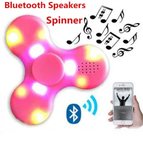 2017 COOL MINI wireless Speaker Music  EDC Hand Spinner For Autism And Kids Adult Funny Fidget hand Spinner Bluetooth Speaker