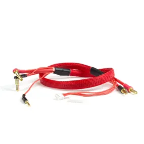 2S Charge Lead Cable, 2ft, Bullet Connectors, Red