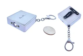 2x2x2 Mini Square key chain White stun gun