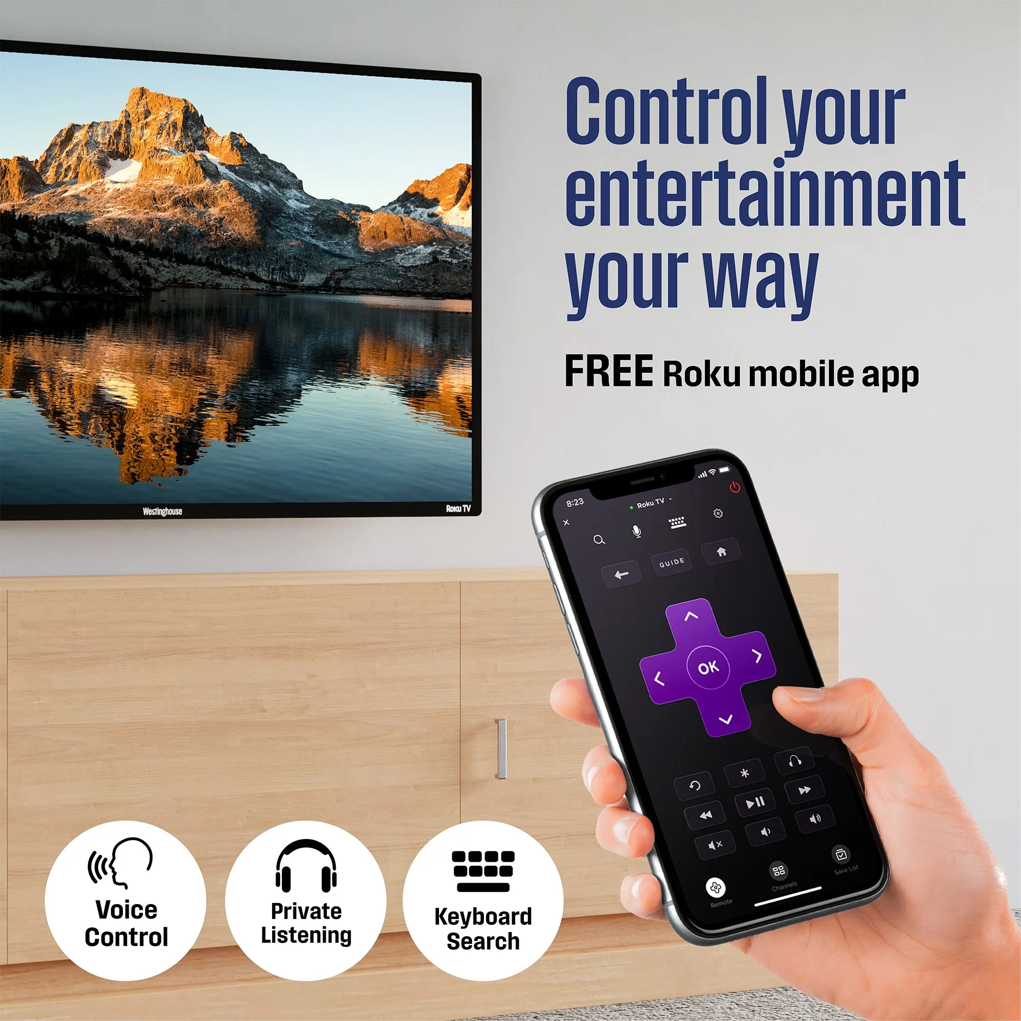 43″ Full HD Smart Roku TV