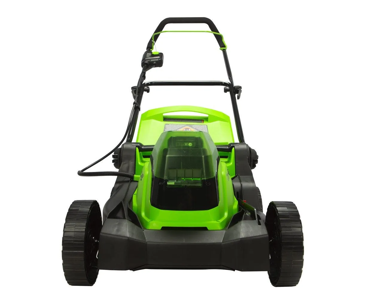 48V (2x24V) 17" Cordless Battery Push Mower & FREE Drill/Driver Combo Kit w/ (2) 4.0 Ah USB Batteries & Dual Port Charger