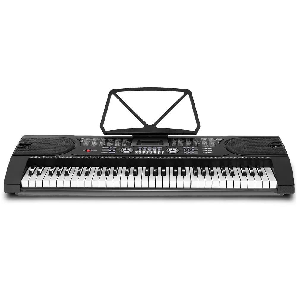 61-Key LED Electric Piano Keyboard w/ Stand and Effects Alpha