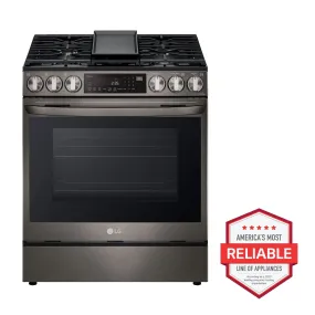 6.3 cu ft. Smart wi-fi Enabled ProBake Convection(R) InstaView(R) Gas Slide-In Range with Air Fry - (LSGL6335D)