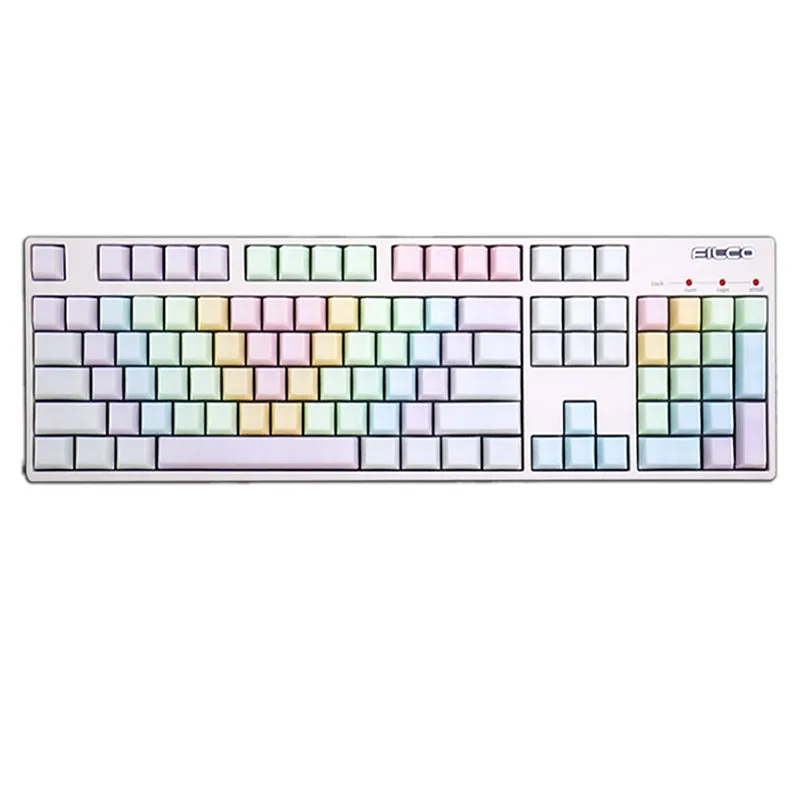 ACGAM Jelly Rainbow POM Keycap Set OEM Profile 109 Keys