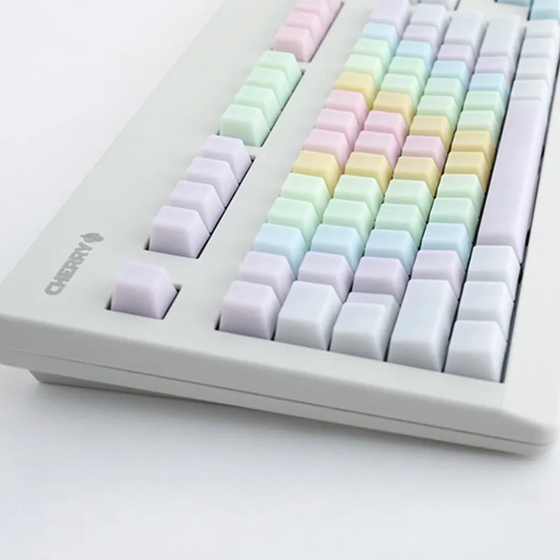 ACGAM Jelly Rainbow POM Keycap Set OEM Profile 109 Keys