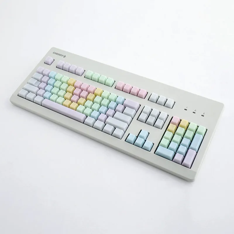 ACGAM Jelly Rainbow POM Keycap Set OEM Profile 109 Keys