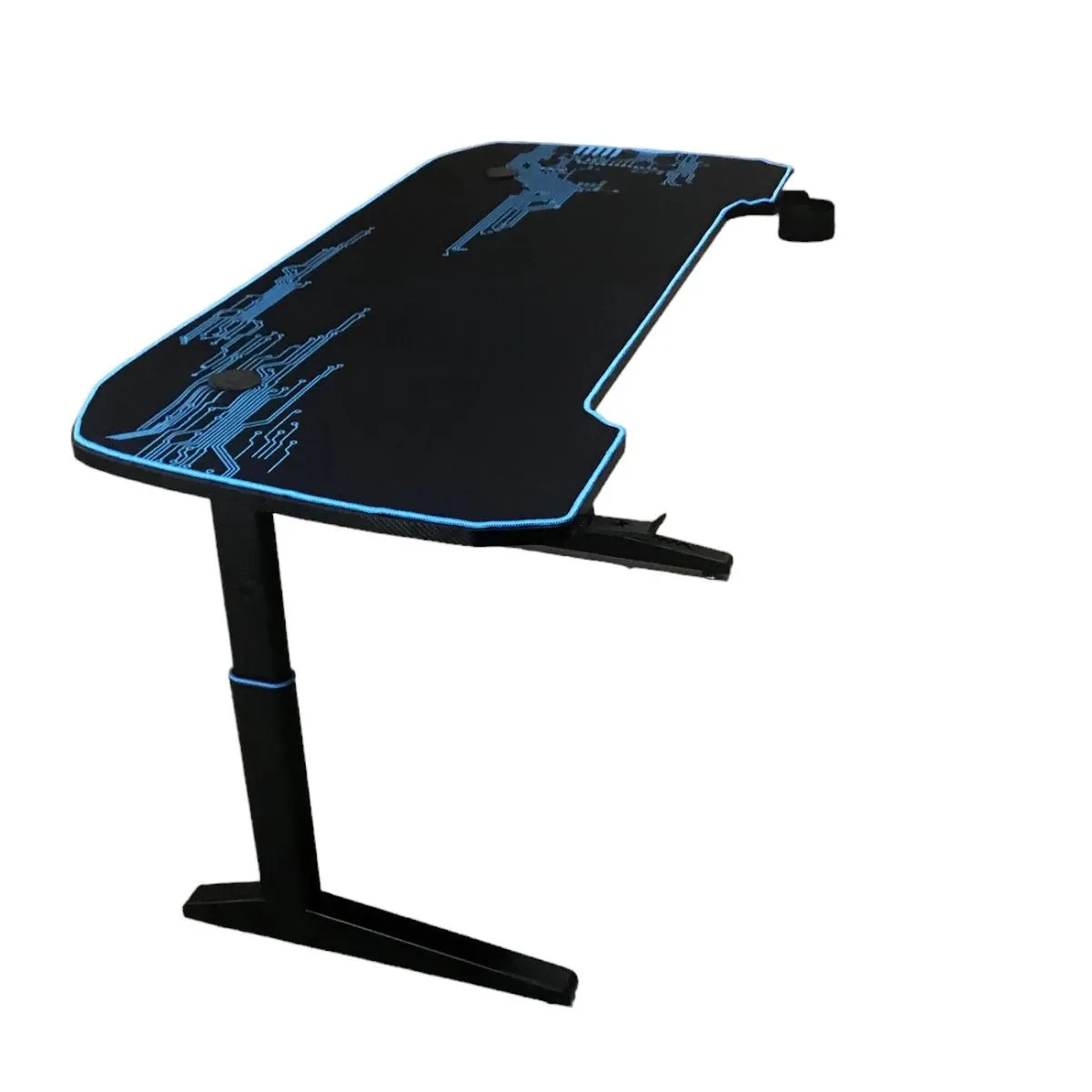 Adjustable Computer Table  Gaming Desk With RGB Led Lights Gaming Tables