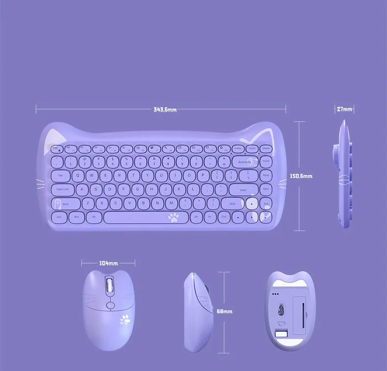 Ajazz A3060 Purple Wireless keyboard