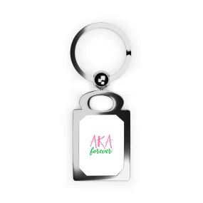 AKA Rectangle Photo Keyring