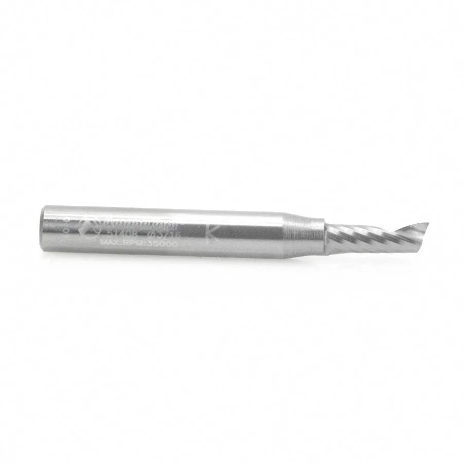 Aluminum Spiral 'O' Flute Up-Cut CNC Router Bit | 3⁄16 Dia x 1⁄2 x 1⁄4" Shank | 51408 | 738685051405