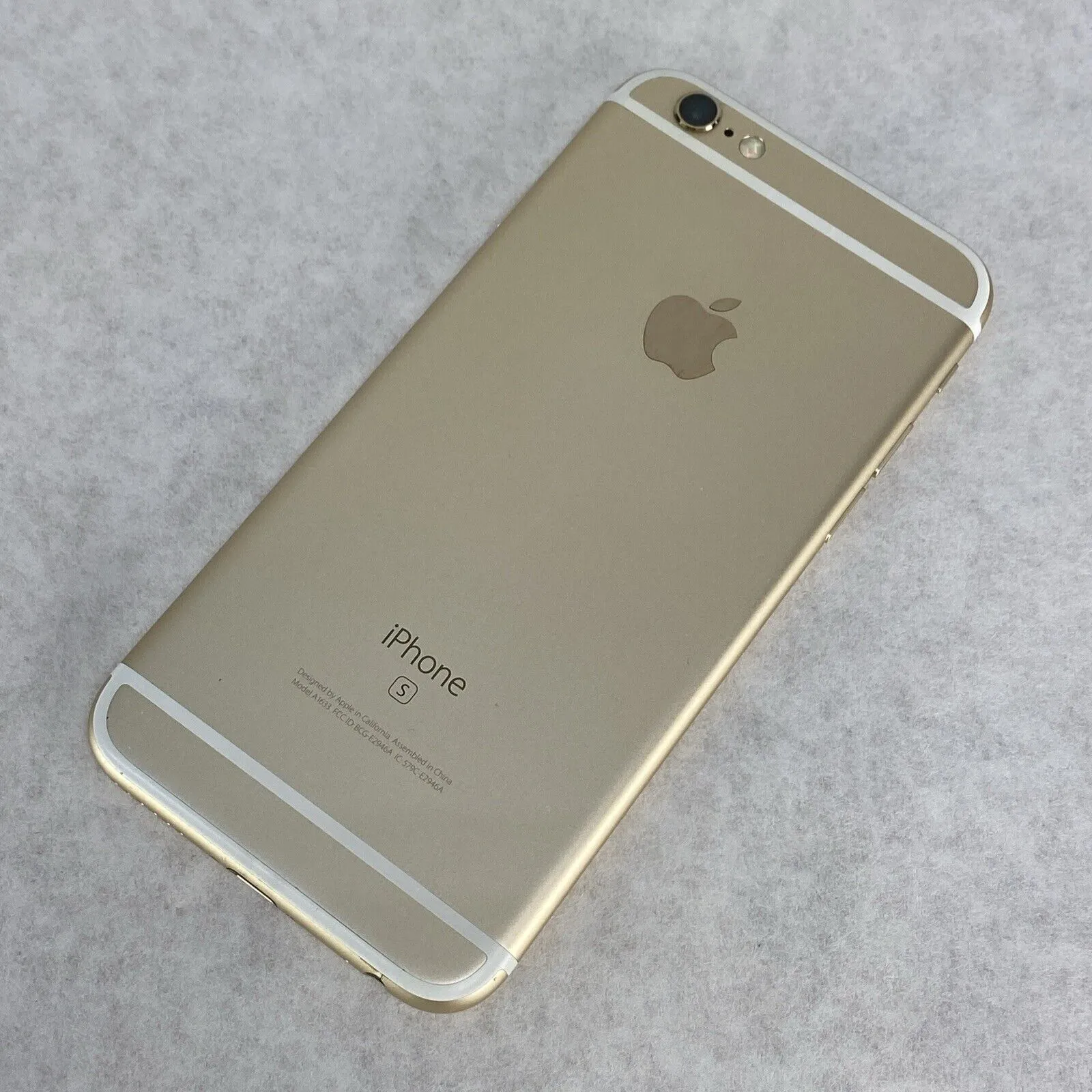 Apple iPhone 6s A1633 64GB Unlocked 4.7" Gold IOS 15.8.2 - 75% Battery Health