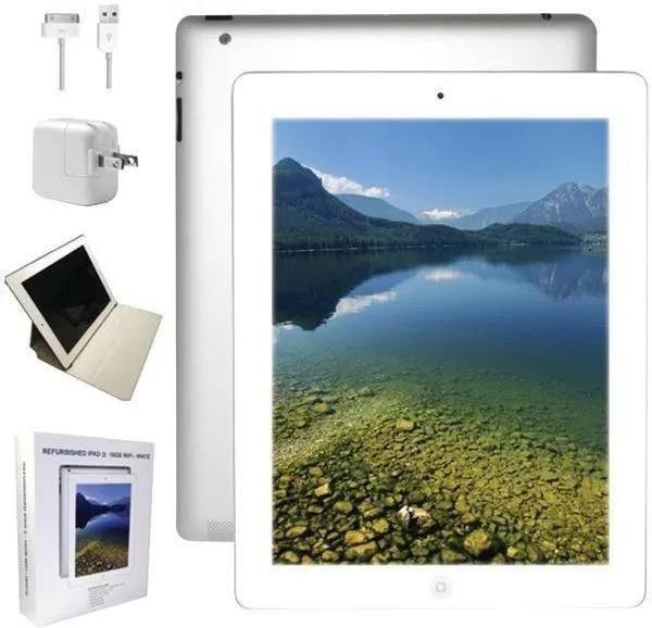 Apple MD328LLA-ER 16GB iPad 3 with Wi-Fi (White) (Refurbished)