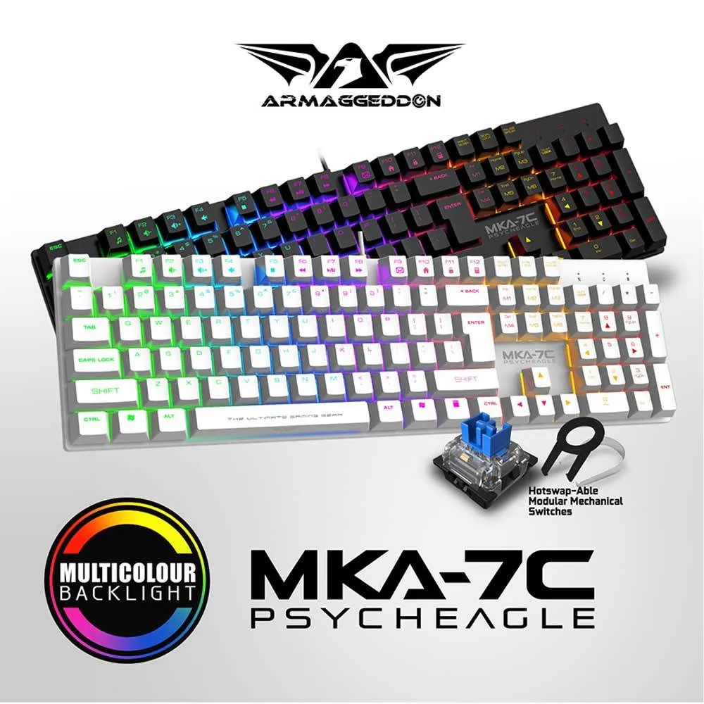 Armaggeddon Mechanical Wired Gaming Keyboard MKA-7C