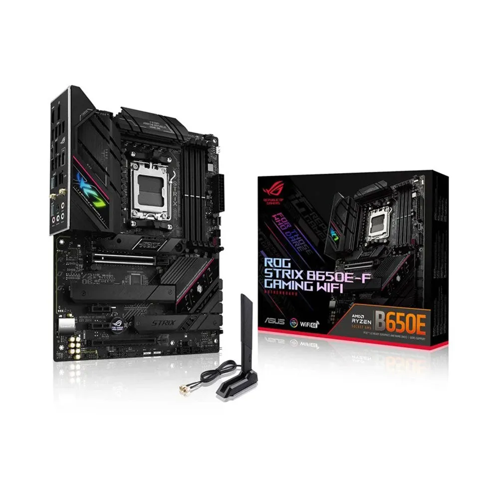 Asus Rog Strix B650e-F Gaming Wifi - Motherboard - Atx - Socket Am5 - Amd B650 Chipset - Usb 3.2 Gen 1, Usb 3.2 Gen 2, U