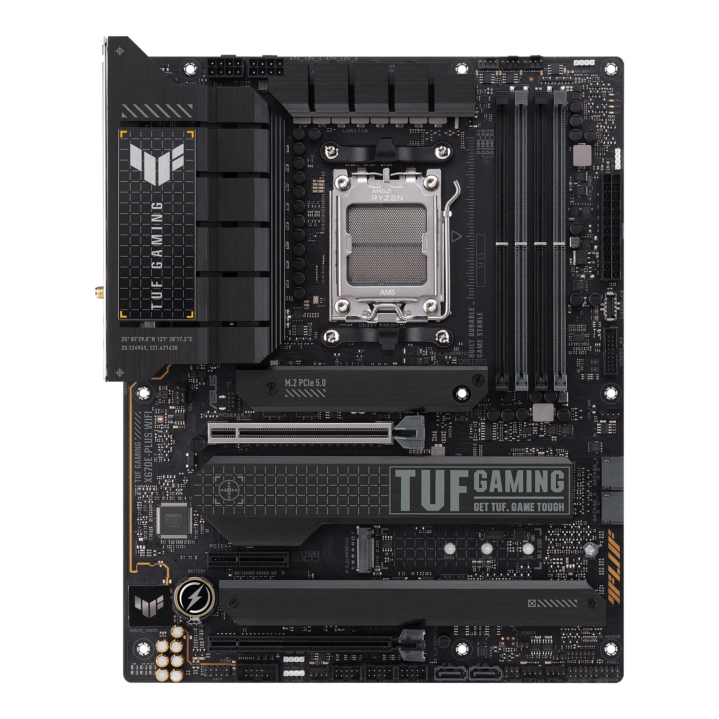 Asus Tuf Gaming X670e-Plus Wifi - Motherboard - Atx - Socket Am5 - Amd X670e Chipset - Usb-C 3.2 Gen2, Usb-C Gen 2X2, Us