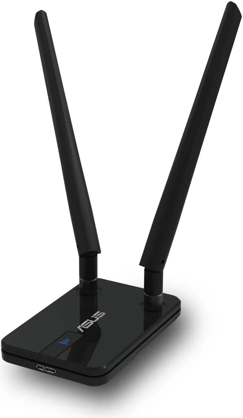 ASUS USB-AC58 wireless router Dual-band (2.4 GHz / 5 GHz) 5G Black