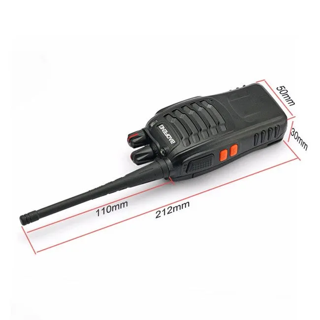 Baofeng BF-888S [5 Pack] | UHF |  5W | 16CH | CTCSS/DCS | Emergency Alarm | Flashlight