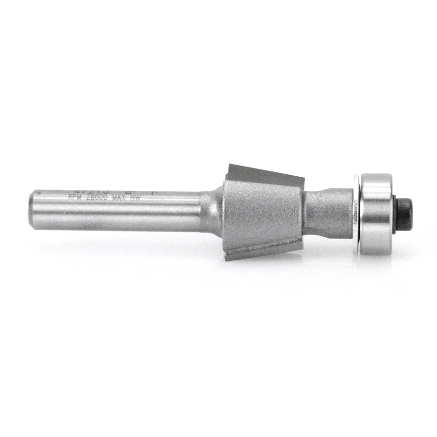 Bevel Trim Router Bit | 8°x 5⁄8 Dia x 1⁄4 x 1⁄4" Shank | 47210 | 738685872109