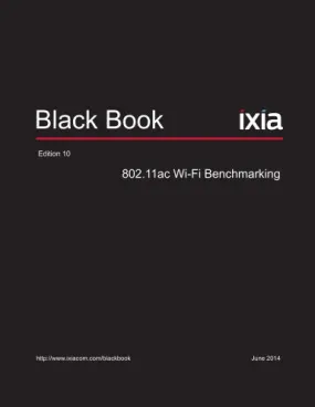 Black Book, 802.11ac Wi-Fi Benchmarking, Ed. 10, Paperback, BW