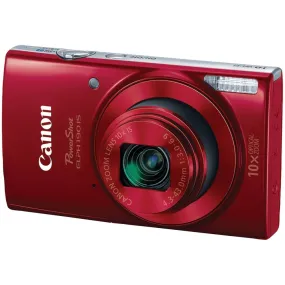 CANON 1087C001 20.0-Megapixel PowerShot(R) ELPH(R) 190 IS Camera (Red)