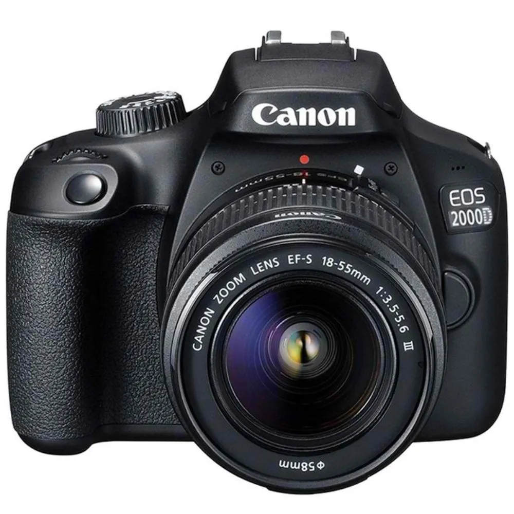 Canon EOS 2000D / Rebel T7 24.1MP CMOS 1080p DSLR Camera   EF-S 18-55mm f/3.5-5.6 Lens