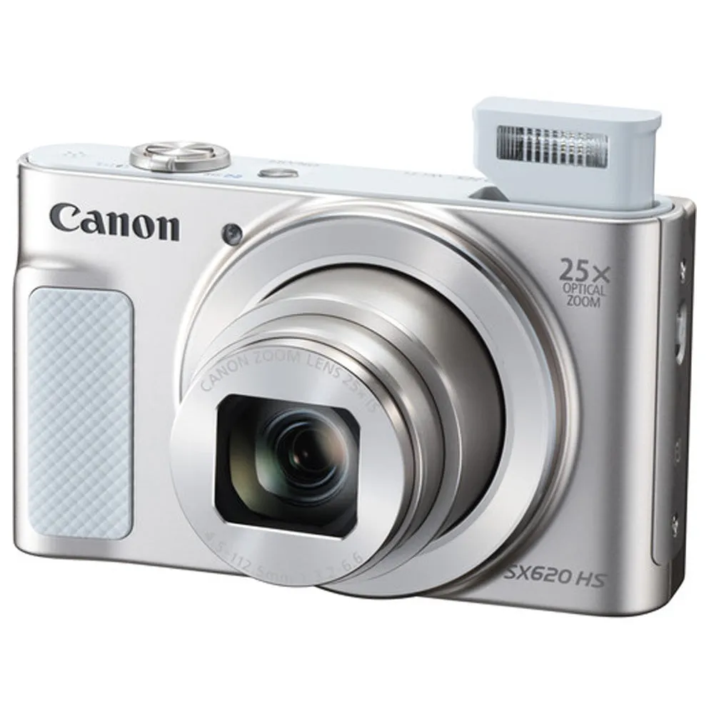 Canon PowerShot SX620 Digital Camera w/25x Optical Zoom - Wi-Fi & NFC Enabled (Silver)