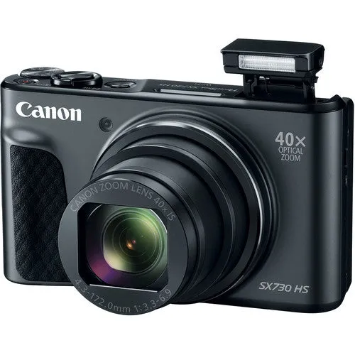 Canon PowerShot SX730 Digital Camera 20.3MP (Black) Wifi NFC