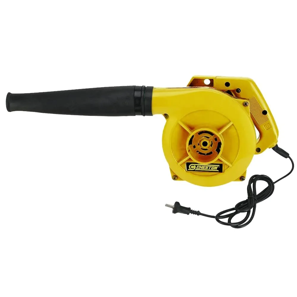 Cheston 500W Electric Air Blower - 17000 RPM Speed, 200V, Dust Cleaner for Electrical Gadgets, Kitchen Appliances, and Keyboard Cleaning (Yellow)