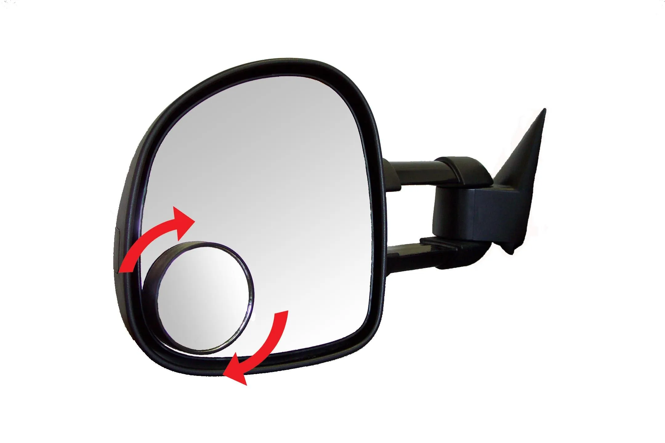 Cipa USA 49104 HotSpots Convex Blind Spot Mirror; Round; 2 in.; 360 Deg. Adjustable;