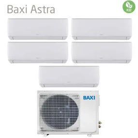 Climatizzatore Condizionatore Baxi Penta Split Inverter Serie Astra 7 7 7 12 12 con LSGT125-5M R-32 Wi-Fi Optional 7000 7000 7000 12000 12000 - Novità