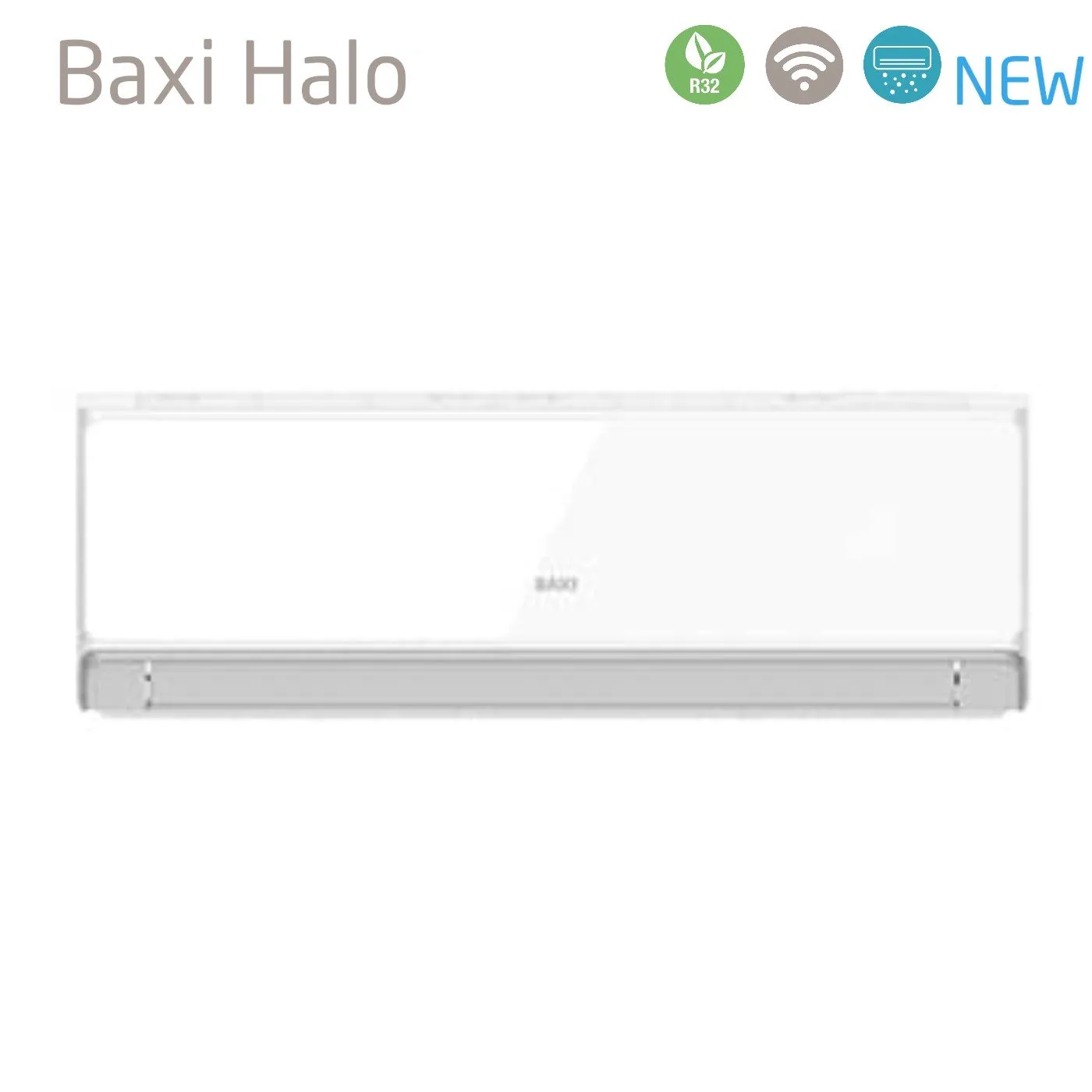 Climatizzatore Condizionatore Baxi Trial Split Inverter Serie HALO BIANCO 9 9 12 con LSGT70-3M R-32 Wi-Fi Integrato 9000 9000 12000