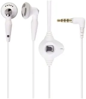 Coldbar Genuine Blackberry White Stereo Handsfree Headset