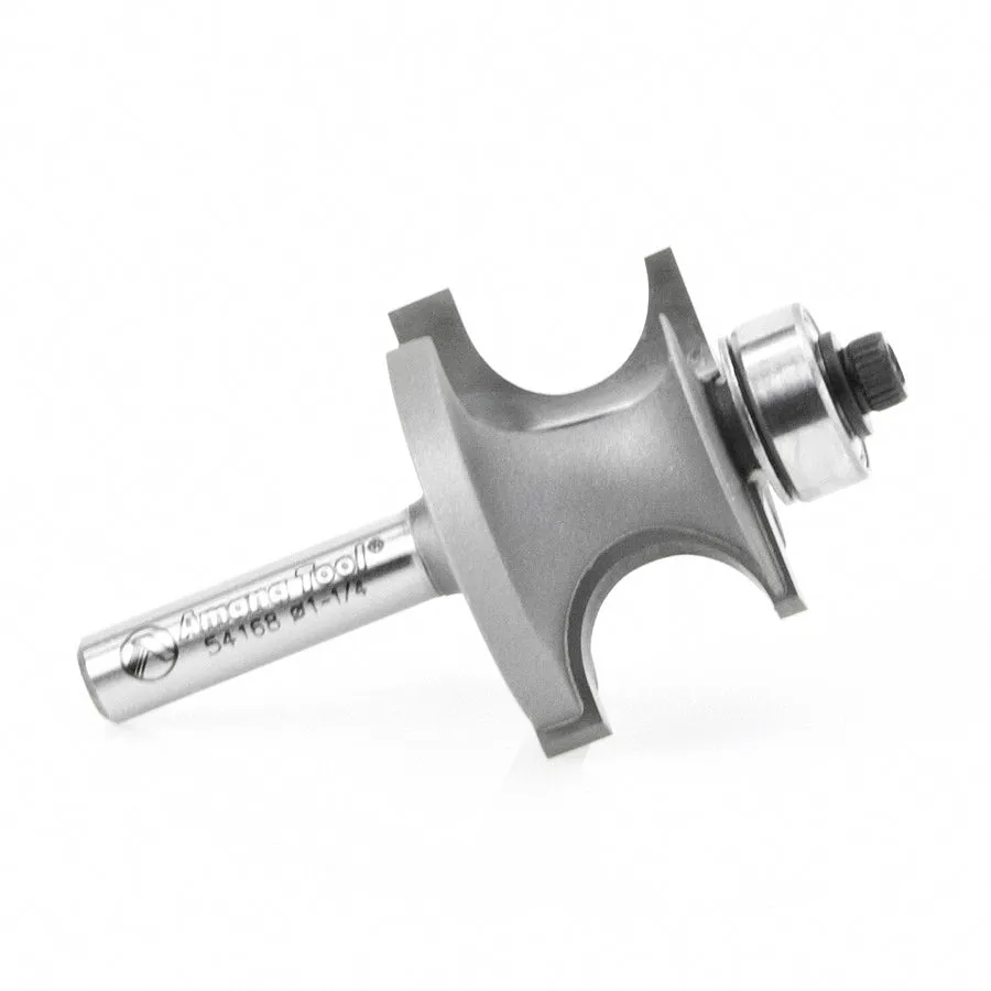 Corner Beading Router Bit | 1⁄4 Radius x 1 1⁄4 Dia x 3⁄4 x 1⁄2"Shank | 54168 | 738685941683