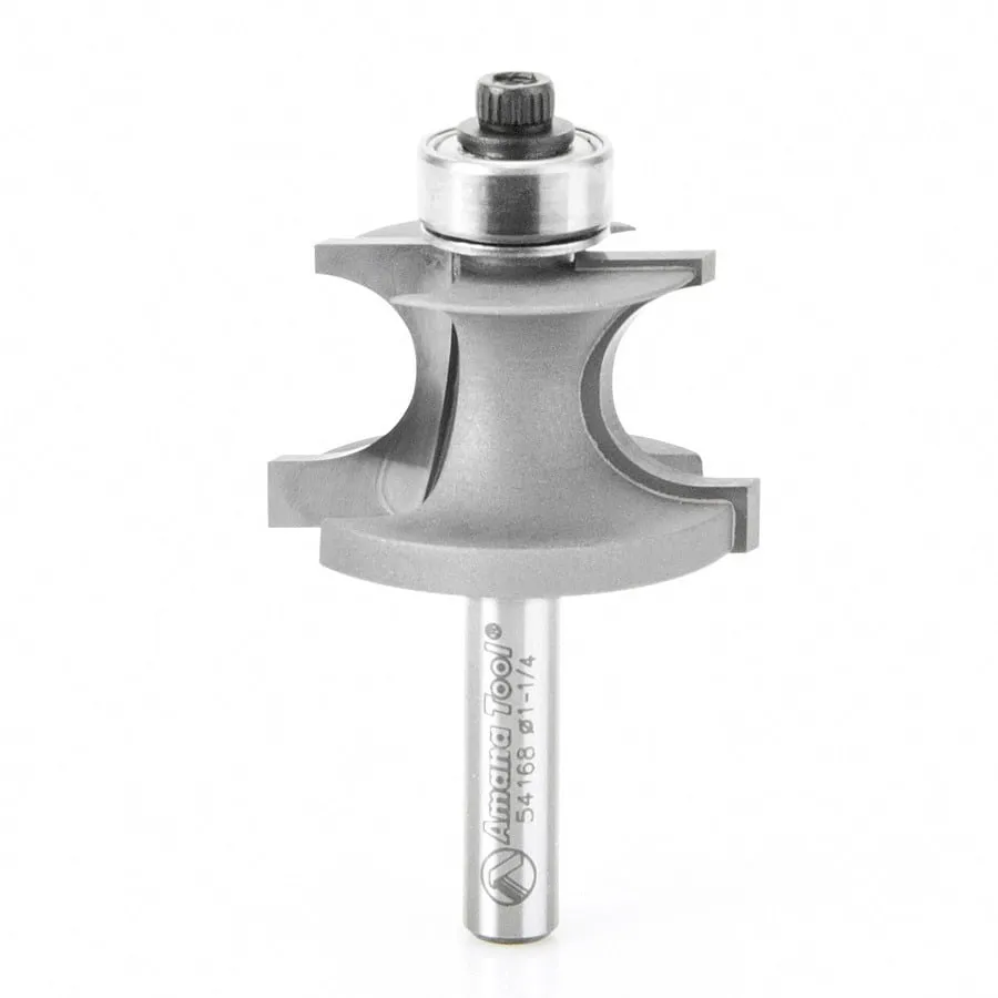 Corner Beading Router Bit | 1⁄4 Radius x 1 1⁄4 Dia x 3⁄4 x 1⁄2"Shank | 54168 | 738685941683