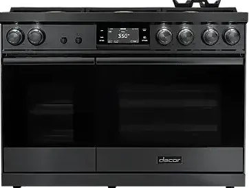 Dacor - 6.4 cu. ft  Dual Fuel Range in Graphite Stainless - DOP48C86DLM