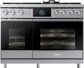 Dacor - 6.6 cu. ft  Dual Fuel Range in Stainless - DOP48M96DPS