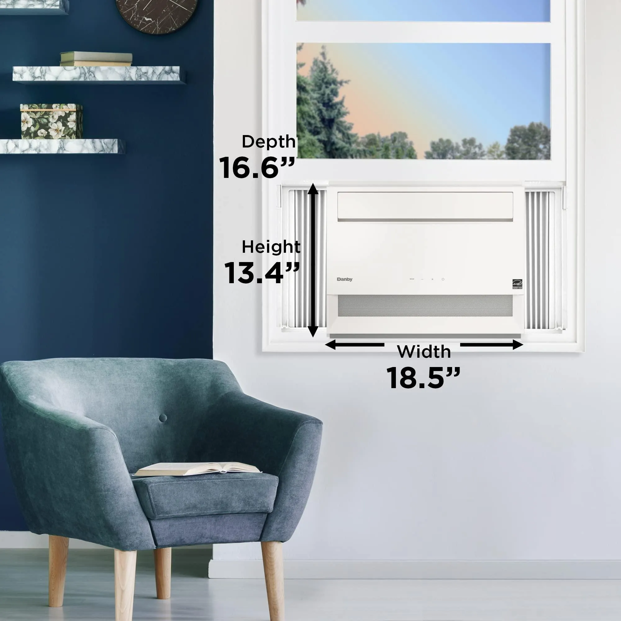 Danby 8,000 BTU Energy Star Window Air Conditioner with Wireless Connect