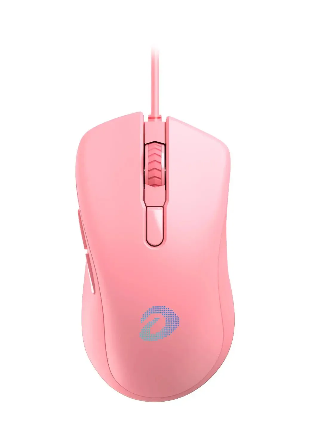 Dareu Pink Gaming Office Mouse 6 Programmable Buttons, Ergonomic RGB Mouse with 16.8 Million Chroma 7 Backlit for PC, Laptop, and Notebook