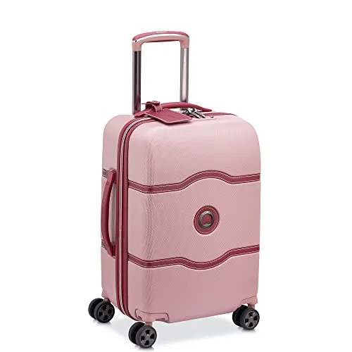 DELSEY Paris Chatelet Hardside Luggage with Spinner Wheels, Pink