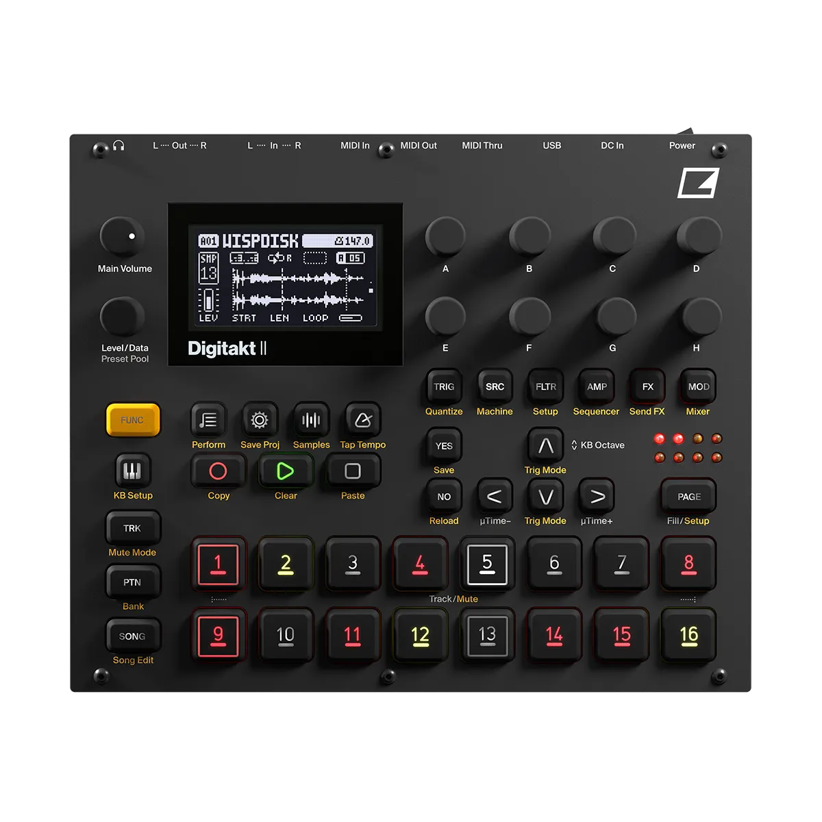 Digitakt MKII - Digital Drum Computer & Stereo Sampler