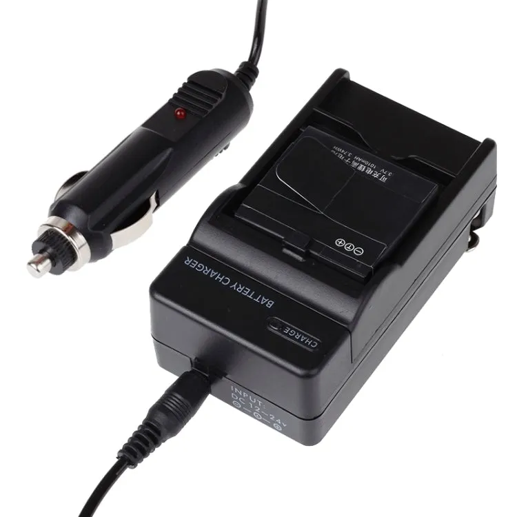 Digital Camera Battery Charger with Car Charger for Xiaomi Xiaoyi, US Plug