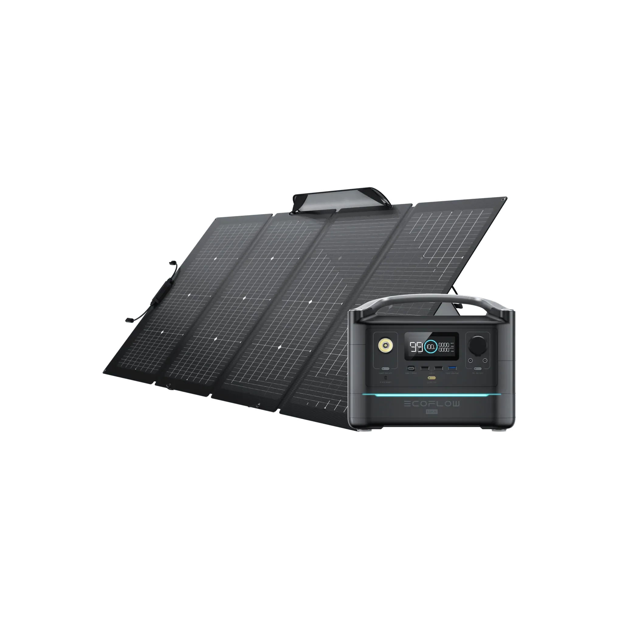 EcoFlow RIVER Max Solar Generator   1 (One) 220W Portable Solar Panel