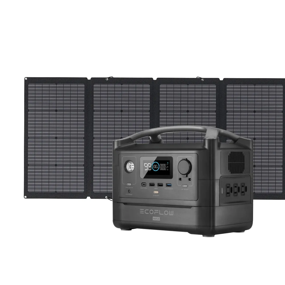 EcoFlow RIVER Max Solar Generator   1 (One) 220W Portable Solar Panel