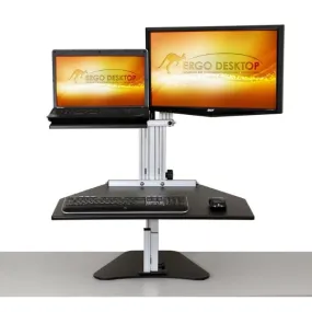 Ergo Desktop Hybrid Kangaroo Standing Desk Converter