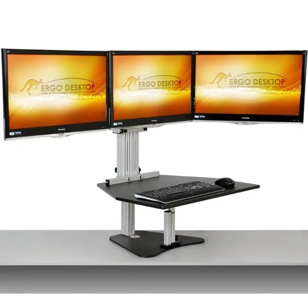 Ergo Desktop Kangaroo Tri-Elite Standing Desk Converter