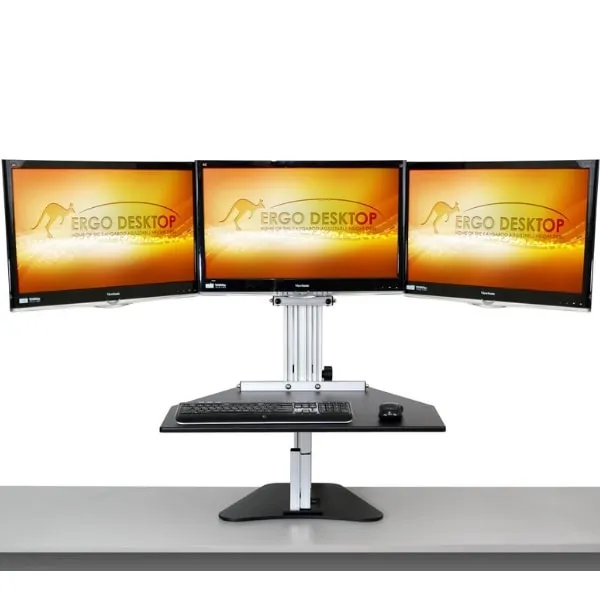 Ergo Desktop Kangaroo Tri-Elite Standing Desk Converter